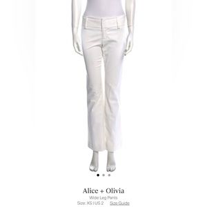 Alice and Olivia Wide Leg pants size XS/2
